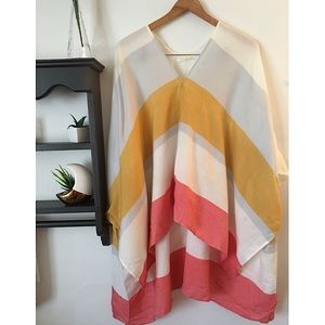 Do Everything In Love - Striped, poncho